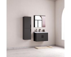 NEFF STILLO ANTRACIET | Badkamer meubelset | 80cm