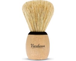 Nekborstel - Natuurlijke Borstelharen - Professionele Nekkwast - Barber Borstel - Kapper Tool - Zachte Nekkwast - 9 cm - Premium Duurzaam Scheerkwast Natural Wood - Klassiek scheerkwast voor mannen en vrouwen - 100% soepel haar