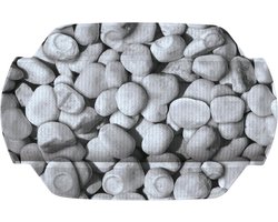 Nekkussen Bad - Hoofdsteun Bad - Ontspannen in Bad - Modern Elegant Design - 32 x 22 cm - Grijs