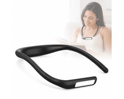 Neklamp - Nekleeslamp - Leeslamp voor in Bed - Oplaadbaar - 3 Lichtkleuren - Traploos Dimbaar - 250° Draaibare Lampkop - 1800mAh - Handsfree Leeslamp voor Lezen, Haken en Breien - Zwart