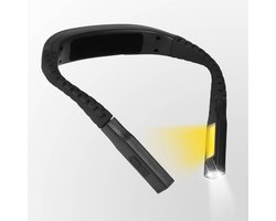 Neklampje voor Haakwerk - Nekleeslamp - Boeklamp - 4 Lichtpunten en Roteerbaar – Neklamp Oplaadbaar - USB - 3 Standen