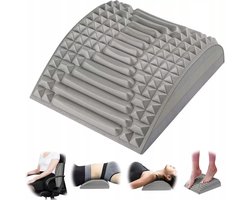Nekstretcher - Rugstretcher - EVA - Posture - Rugpijn Verlichten - Grijs