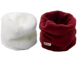 Nekwarmer – 2 Stuks – 22,5 X 18 X 1 Cm – Warme Nekwarmer Met Fleecevoering – Fleece Nekwarmer Voor Kinderen – Warme Nekwarmer Voor Peuters – Dikke Nekwarmer Voor Jonge Kinderen – Koubestendige Nekwarmer Voor Herfst En Winter