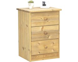 Nelly kommode 3 laden gebeitst.