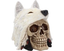 Nemesis Now Beeld/figuur Night Wolf Schedel Multicolours