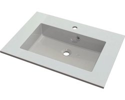 Nemo Spring Don meubelwastafel kunstmarmer 700x500x15mm wit