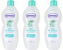 Nenuco Agua de Colonia Baby Haarlotion - 3x 600ml - Voordeelverpakking