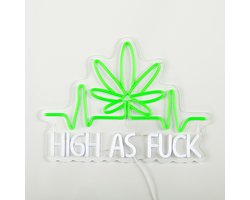 Neon bord Wiet - Neon lamp - Neon wandlamp - Mancave verlichting - Mancave decoratie - Neon lamp muur - Neonlamp - Cave & Garden