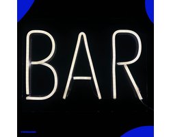 Neon Lamp - BAR - Dimbaar - Incl. Ophanghaakjes - Neon Sign - Neon Verlichting - Neon Led Lamp - Wandlamp