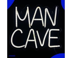 Neon Lamp - MANCAVE - Dimbaar - Incl. Ophanghaakjes - Neon Sign - Neon Verlichting - Neon Led Lamp - Wandlamp