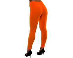 Neon legging oranje