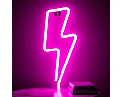 neon sign bliksem - neon sign bliksem roze - neon verlichting - neon lamp - neon sign - neon wandlamp - neon verlichting voor muur - Kamer decoratie aesthetic - aesthetic room decor - aesthetic decoratie woon - room decor - room decoratie aesthetic