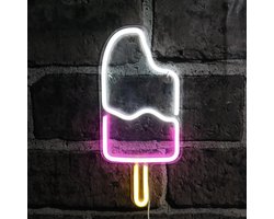 Neon verlichting - Ice cream - Multicolor sfeerlicht - Wandlamp