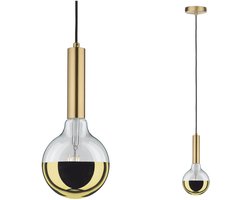 Neordic Hanglamp Kine E27 max. 60W Messing geborsteld dimbaar Metaal