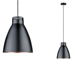 Neordic Hanglamp Roald E27 max. 20W Zwart mat, Koper mat dimbaar Metaal, Marmer