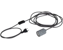 Neordic Hanglamp Tilla incl. stekker E27 max. 20W Alu dimbaar Metaal