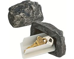 Nep Steen - Holle Steen - Buiten Verstopplek Voor Huissleutels - Kunststof Nepsteen - Anti-Inbreker - Veiligheid - Onopvallend - Veilige Manier Om Een Sleutel Te Verbergen - Verstop Sleutels Op Onvindbare Verstopplek - 1 Stuk