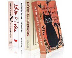 Nepboeken Decoratie voor Interieur - 5 Stuks Opvouwbare Decoratieve Boeken voor Woonkamer en Salontafel