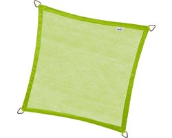 Nesling Coolfit schaduwdoek vierkant, 360x360cm, Lime Groen