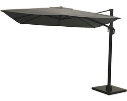 Nesling Coolfit zweefparasol 300x300cm, Antraciet