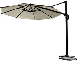 Nesling Coolfit zweefparasol PLUS Ø350cm, Gebroken Wit