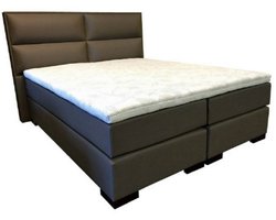 Nessa® - 160x200 Boxspring Bellona Wit - Complete Boxspring - Inclusief Orthopedische Topper