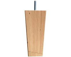 Nessa® - Boxspring Poten Taps Eiken Hout 15cm