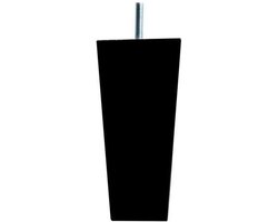 Nessa® - Boxspring Poten Taps Zwart Hout 15cm