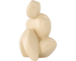 Nest living Anna Sculptuur Geel - Steen - Modern - Lichaam - Vrouw - Woondecoratie - Beeld