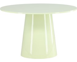 Nest living Trude Houten Eettafel Groen - Ronde - Hout - Eetkamertafel - Pastel - Ø 120 cm