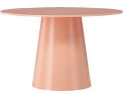 Nest living Trude Houten Eettafel Zacht Roze - Ronde - Hout - Eetkamertafel - perzik - Ø 120 cm