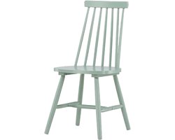 Nest living Willa Houten Eetkamerstoel Groen - Spijlenstoel - Scandinavisch