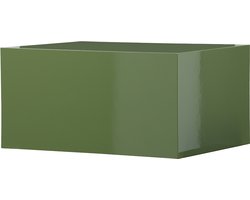 Nest living Zayn Houten Salontafel Groen - Bijzettafel - Koffietafel -80 x 60 cm