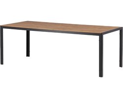 Nest outdoor Aaron tuintafel polywood bruin - 205 x 90 cm