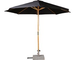 Nest outdoor Harald Parasol Zwart - Met Ventilatie - Ø 300 cm