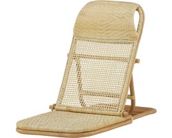 Nest outdoor Helena Ligbed - Gehard Rotan - Verstelbaar - Ligstoel Tuin - Naturel