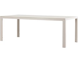 Nest outdoor Joas Polywood Tuin Eettafel Beige - Buiten - Aluminium - Terras - 205 x 90 cm
