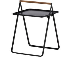 Nest outdoor Ylva metalen tuin bijzettafel zwart - 45 x 45 cm