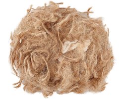 Nestmateriaal voor Vogels en Kleine Dieren - 80g Mix van Katoen, Jute en Wol