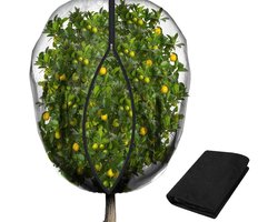 Net voor fruitbomen - Beschermend tuinnet met afsluitbare zoom en rits - Geschikt voor wijngaard - kas - boomgaard - achtertuin, balkon en buitenruimtes - Fijn gaas tegen vogels, insecten en weersinvloeden