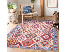 NETLINE HOME -(1315) Vloerkleed | Wasbaar Vloerkleed | Antislip | Wasbaar Tapijt voor Keuken, Slaapkamer, Hal, Woonkamer | Vloerkleed Oosters Design Tapijt | Laagpolig (200X290CM)