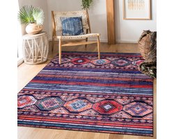 NETLINE HOME - Vloerkleed | Wasbaar Vloerkleed | Antislip | Wasbaar Tapijt voor Keuken, Slaapkamer, Hal, Woonkamer | Vloerkleed Oosters Design Tapijt | Laagpolig(200X290)