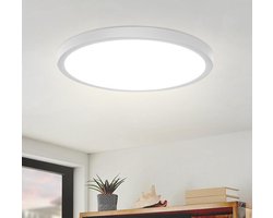 NETTLIFE badkamer plafonnière - wit - rond - klein - Blauw licht - 15 W - ⌀22cm