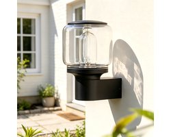 NETTLIFE - E27 LED Wandlamp Binnen En Buiten - Wandverlichting IP65 Waterdicht - Max 40W - Geschikt Voor Huismuur Terras Balkon Slaapkamer - Zonder Lichtbron