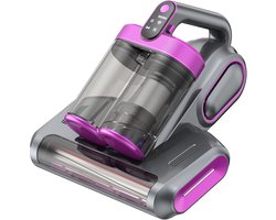 NETTLIFE Huisstofmijt Stofzuiger - Mijt Handstofzuiger - MT1 - Akku - 18Kpa - Draadloze Mijtzuiger - met 253.7 nm UV-C-Licht - Mijtenstofzuiger - verwijdert 99,9 % van alle mijten - Matrasreiniger - voor Matrassen | Dierenharen | Meubel - Paars