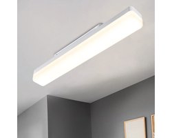 NETTLIFE LED Plafondlamp - wit - 4000K neutraal wit - moderne daglichtlamp 40*5*4.5CM - 18W rechthoekig keukenlamp - voor keuken | woonkamer | slaapkamer | eetkamer balkon | hal | garage | kelder