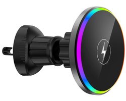 Neue Dawn - Draadloze Oplader Magnetische Telefoon Houder Auto - voor iPhone Air 17 16 15 14 13 12 11 reeks - voor Samsung S25 S24 S23 S22 S21 A80 A70 A53 A52 reeks Android