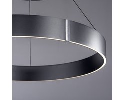 Neuhaus PURE - Hanglamp E-Clipse e-Lift Ø 70 cm donker grijs