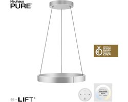 Neuhaus PURE - Hanglamp E-Clipse e-Lift Ø 70 cm mat chroom