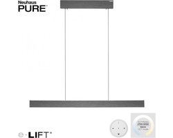 Neuhaus PURE - Hanglamp e-Lift L 120 cm donker grijs
